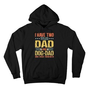 Dog Lover Dad Funny Puppy Father Quote Fathers Day Saying Hoodie