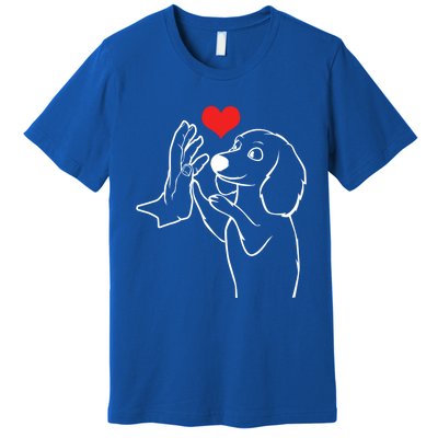 Dachshund Love Dog Owner Dachshund Lover Gift Premium T-Shirt