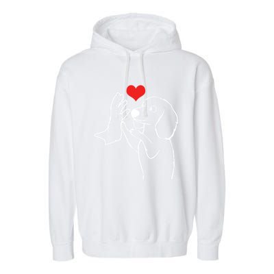 Dachshund Love Dog Owner Dachshund Lover Gift Garment-Dyed Fleece Hoodie