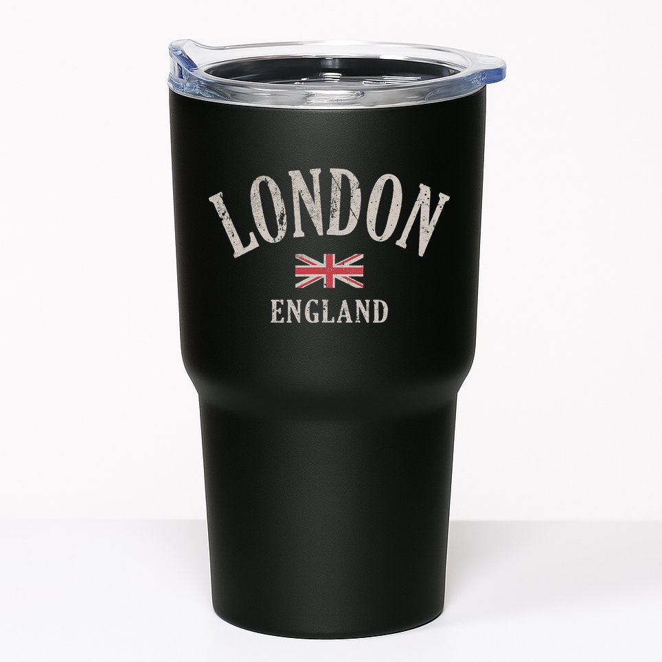 Distressed London England Uk Flag Tumbler