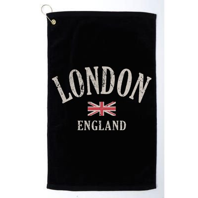 Distressed London England Uk Flag Golf Towel