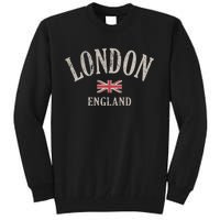 Distressed London England Uk Flag Tall Sweatshirt