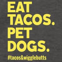 Dog Lover Eat Tacos Pet Dogs Vector Backpack