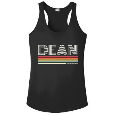 Dean Limited Edition Last Name Reunion Surname Gathering Ladies PosiCharge Competitor Racerback Tank
