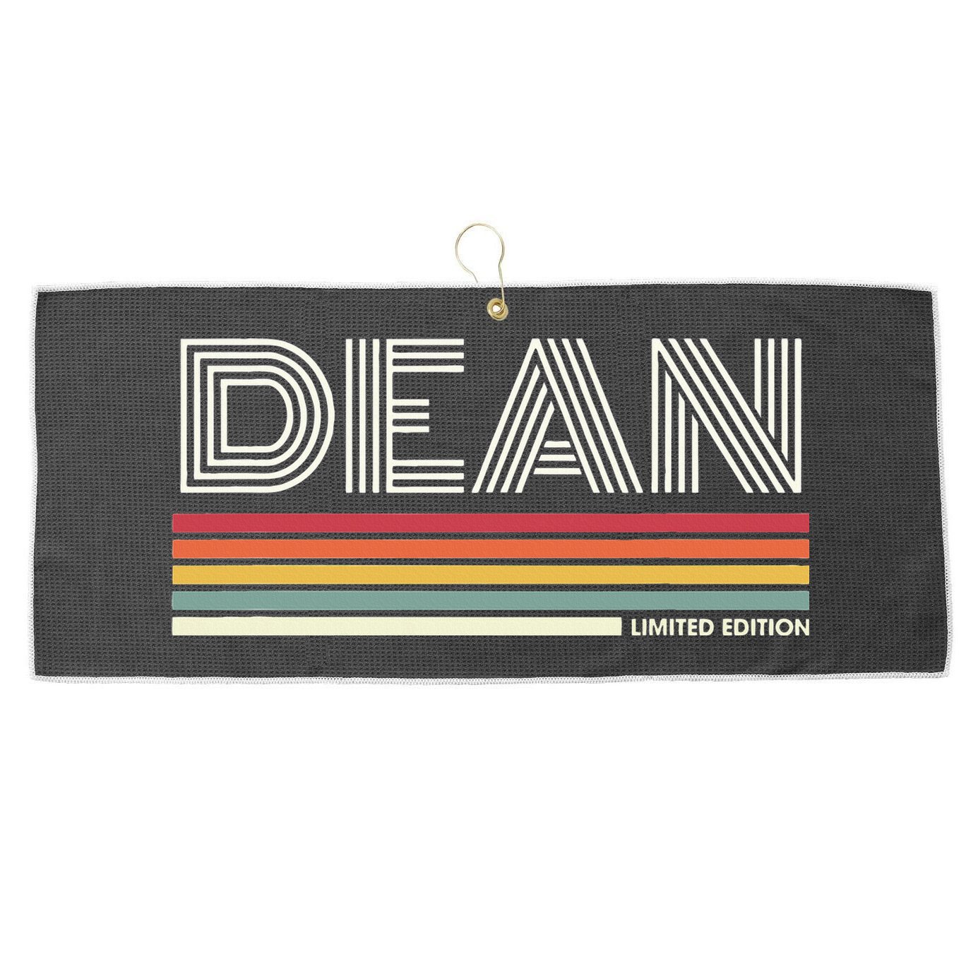 Dean Limited Edition Last Name Reunion Surname Gathering Large Microfiber Waffle Golf Towel
