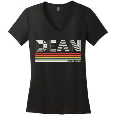 Dean Limited Edition Last Name Reunion Surname Gathering Women's V-Neck T-Shirt