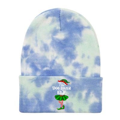 Dog Lover Elf Christmas Costume Matching Family Elf Squad Gift Tie Dye 12in Knit Beanie