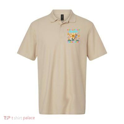 Dont Let Energy Change Sunflower Mental Emotional Softstyle Adult Sport Polo