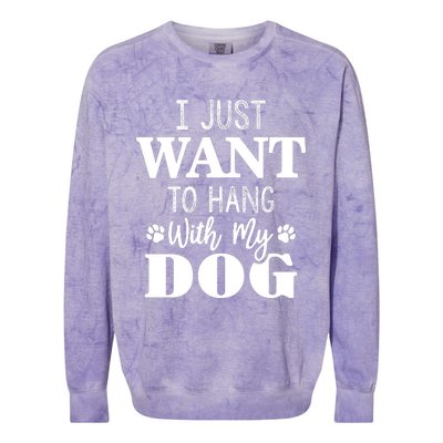 Dog Lovers Expression Colorblast Crewneck Sweatshirt