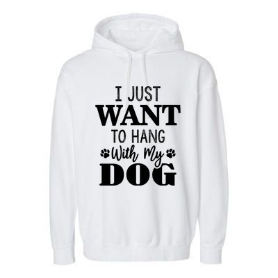 Dog Lovers Expression Garment-Dyed Fleece Hoodie