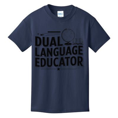 Dual Language Educator Kids T-Shirt