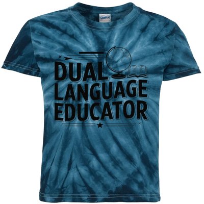 Dual Language Educator Kids Tie-Dye T-Shirt