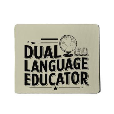 Dual Language Educator Mousepad