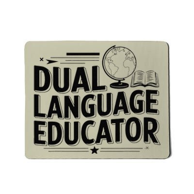 Dual Language Educator Mousepad