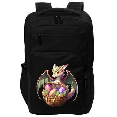 Dragon  Lover - Easter Eggs Basket Impact Tech Backpack