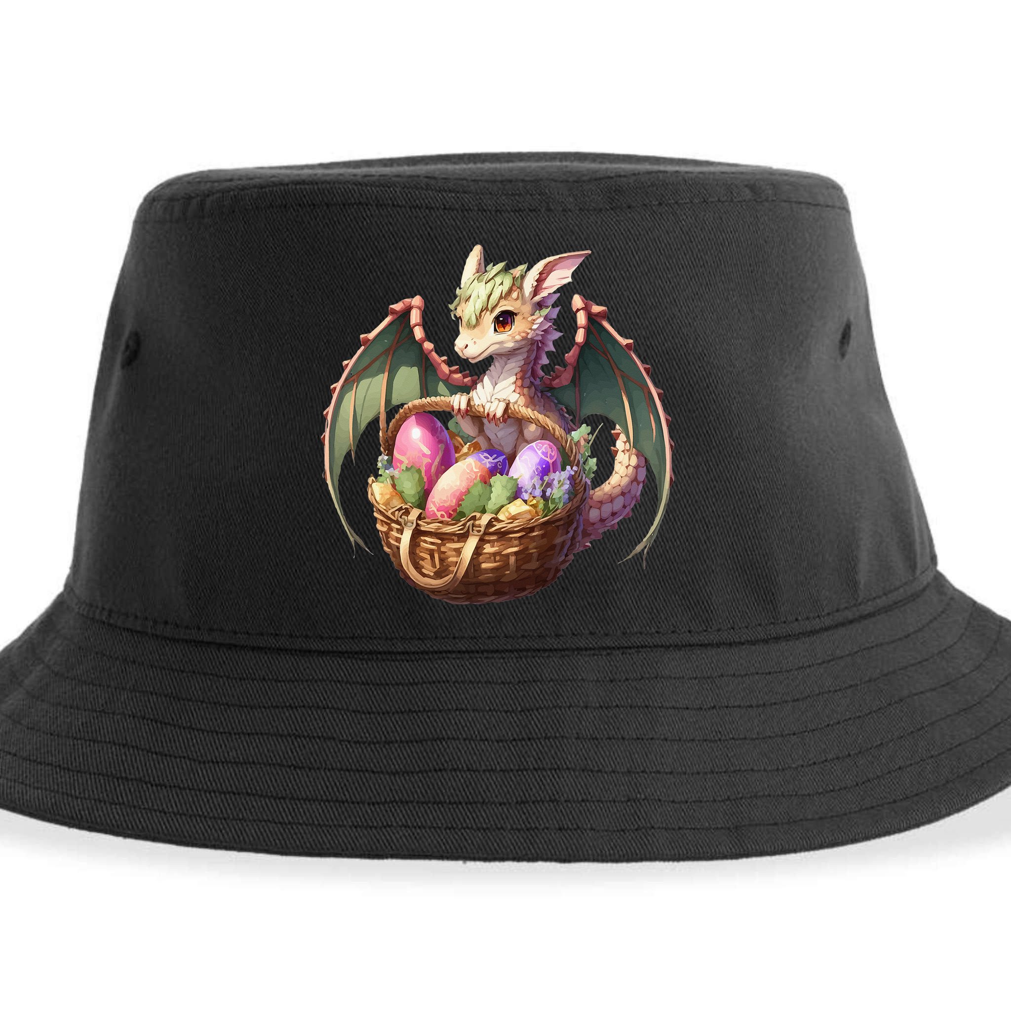 Dragon  Lover - Easter Eggs Basket Sustainable Bucket Hat