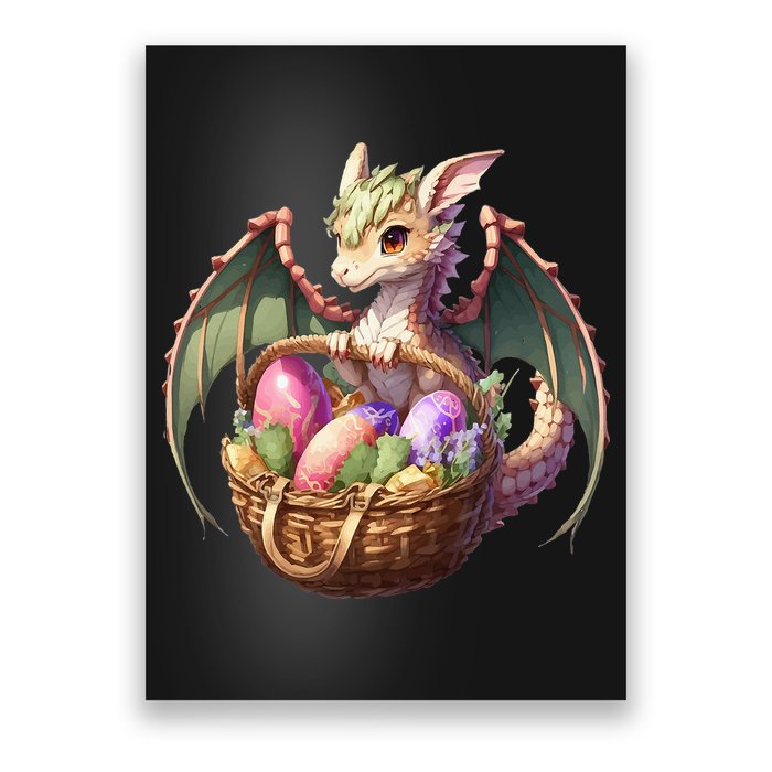 Dragon  Lover - Easter Eggs Basket Poster