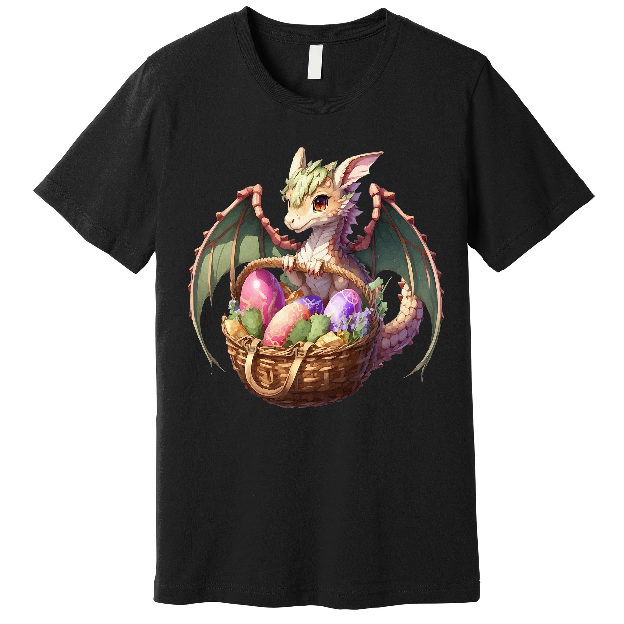 Dragon  Lover - Easter Eggs Basket Premium T-Shirt