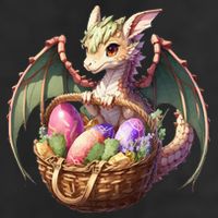Dragon  Lover - Easter Eggs Basket Hat