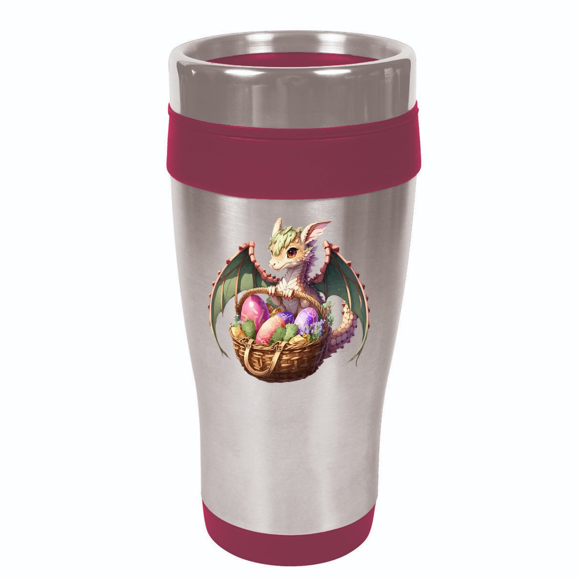 Dragon  Lover - Easter Eggs Basket 16oz Travel Tumbler