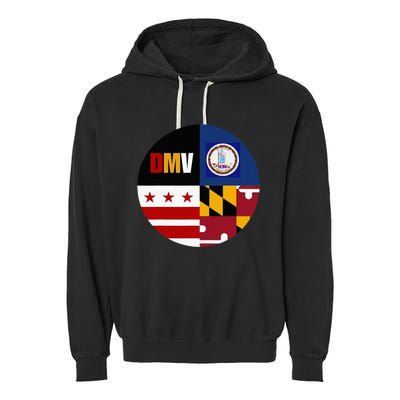 Dmv Love Embrace The Capital Region Garment-Dyed Fleece Hoodie