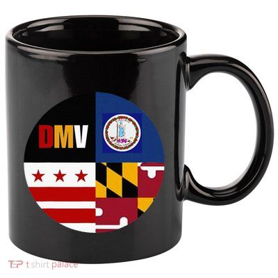Dmv Love Embrace The Capital Region 11oz C Handle Ceramic Mug