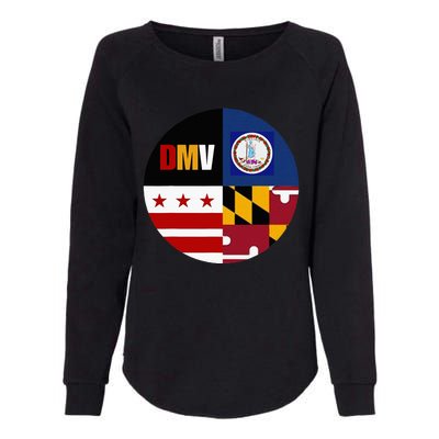 Dmv Love Embrace The Capital Region Womens California Wash Sweatshirt