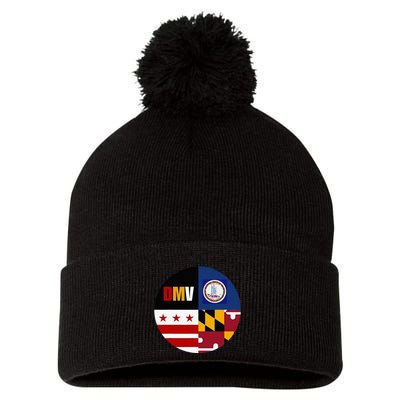 Dmv Love Embrace The Capital Region Pom Pom 12in Knit Beanie