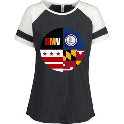 Dmv Love Embrace The Capital Region Enza Ladies Jersey Colorblock Tee