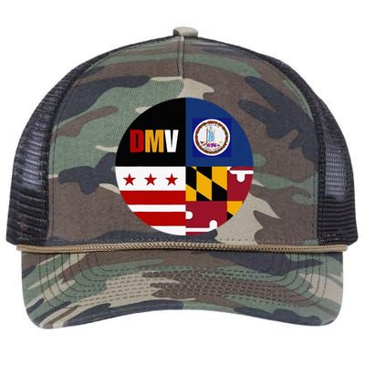 Dmv Love Embrace The Capital Region Retro Rope Trucker Hat Cap