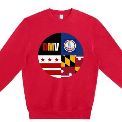 Dmv Love Embrace The Capital Region Premium Crewneck Sweatshirt