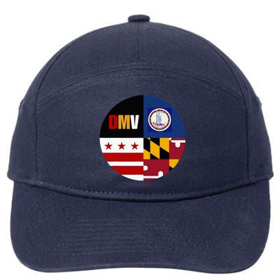 Dmv Love Embrace The Capital Region 7-Panel Snapback Hat