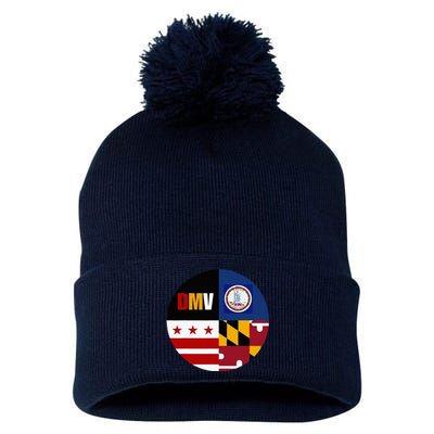 Dmv Love Embrace The Capital Region Pom Pom 12in Knit Beanie