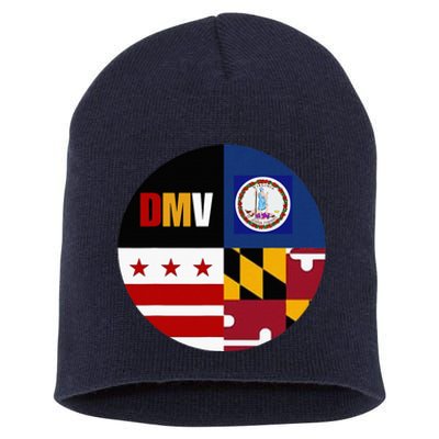 Dmv Love Embrace The Capital Region Short Acrylic Beanie