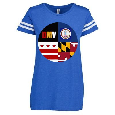 Dmv Love Embrace The Capital Region Enza Ladies Jersey Football T-Shirt