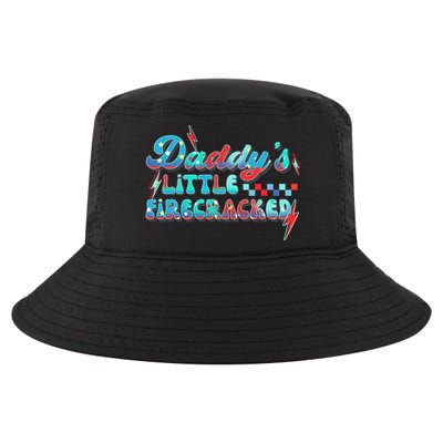 Daddys Little Firecracker Happy 4th Of July Independence Gift Cool Comfort Performance Bucket Hat