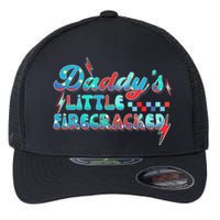 Daddys Little Firecracker Happy 4th Of July Independence Gift Flexfit Unipanel Trucker Cap