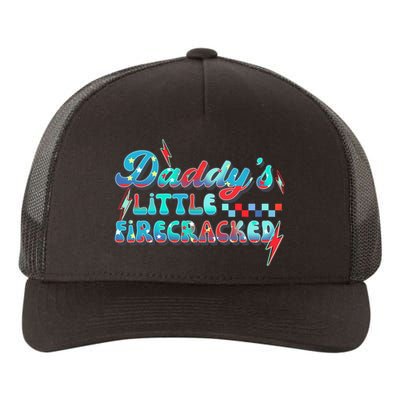 Daddys Little Firecracker Happy 4th Of July Independence Gift Yupoong Adult 5-Panel Trucker Hat