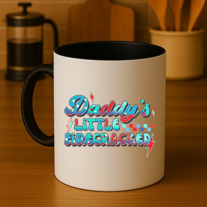 Daddys Little Firecracker Happy 4th Of July Independence Gift Mug