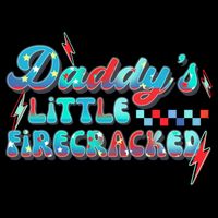 Daddys Little Firecracker Happy 4th Of July Independence Gift Drawstring Bag