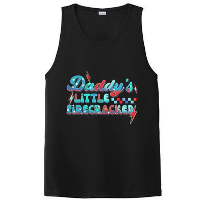Daddys Little Firecracker Happy 4th Of July Independence Gift PosiCharge Competitor Tank