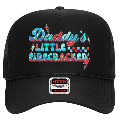 Daddys Little Firecracker Happy 4th Of July Independence Gift Trucker Hat