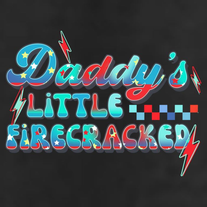 Daddys Little Firecracker Happy 4th Of July Independence Gift Microfiber Hand Towel