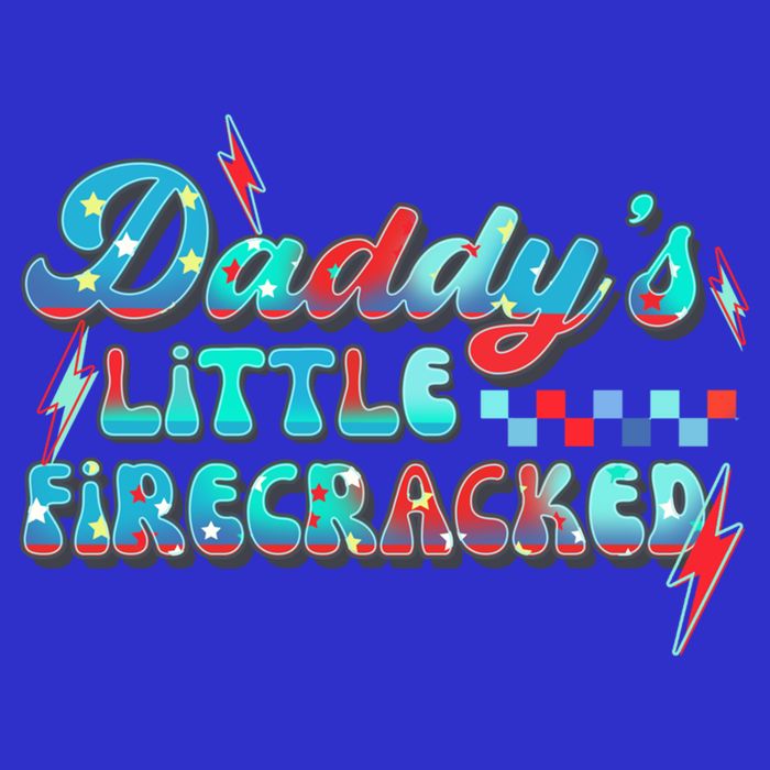 Daddys Little Firecracker Happy 4th Of July Independence Gift Tall T-Shirt