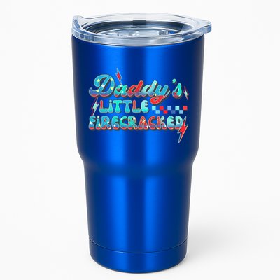 Daddys Little Firecracker Happy 4th Of July Independence Gift Tumbler