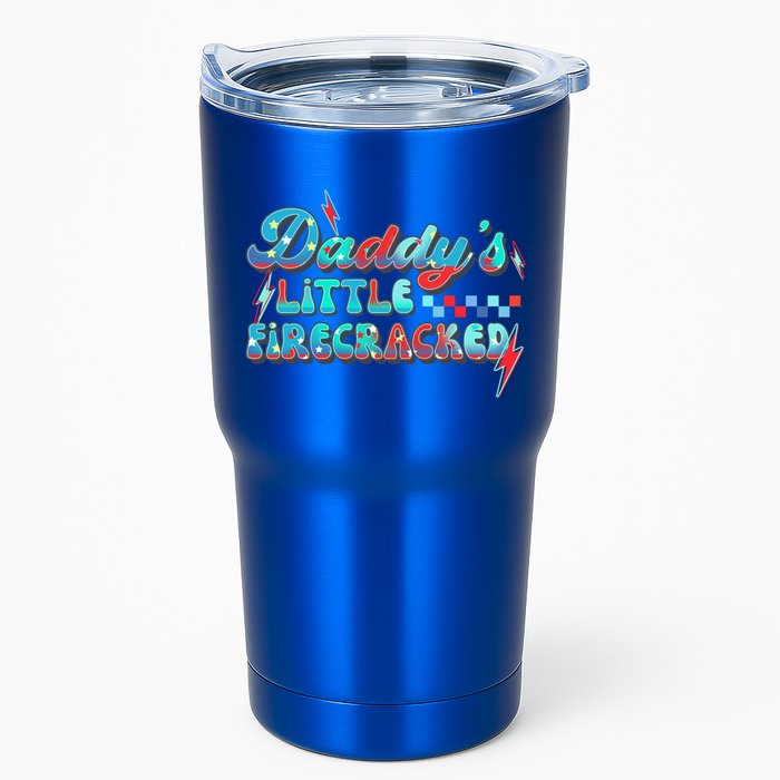 Daddys Little Firecracker Happy 4th Of July Independence Gift Tumbler