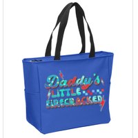Daddys Little Firecracker Happy 4th Of July Independence Gift Zip Tote Bag