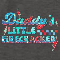 Daddys Little Firecracker Happy 4th Of July Independence Gift Vector Backpack
