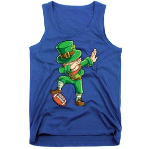 Dabbing Leprechaun Football St Patricks Day Sports Gift Tank Top