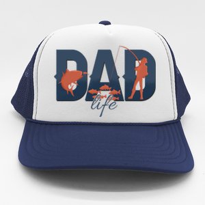 Dad Life Fishing Lover Fathers Day Gift Trucker Hat